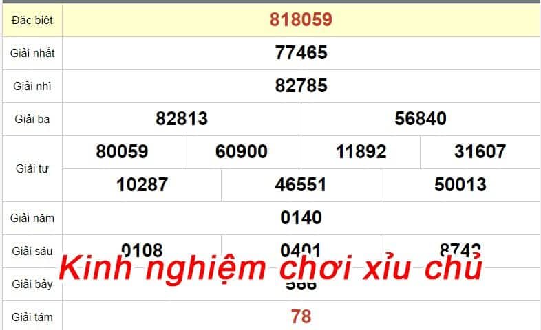 Kinh nghiệm chơi xỉu chủ dễ thắng